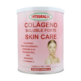 Integralia Colágeno Forte Skin Care 360g Vainilla - Ácido Hialurónico, Zinc, Magnesio y Vitamina C