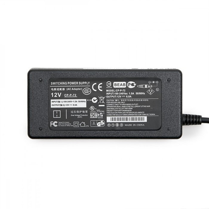 Transformador Led 230VAC/12VDC 72W 6A IP20