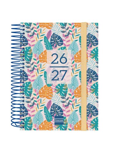 Finocam Agenda Secundaria Tropical Curso 2026-2027 120x164mm Finocam Agenda Secundaria Tropical Curso 2026-2027 120x164mm