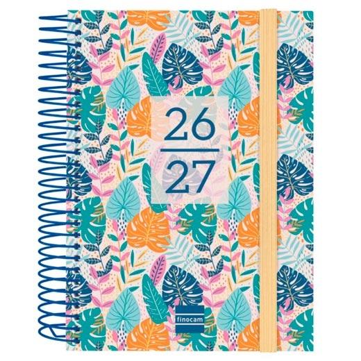 Finocam Agenda Secundaria Tropical Curso 2026-2027 120x164mm Finocam Agenda Secundaria Tropical Curso 2026-2027 120x164mm