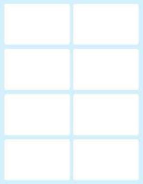 Tico E-5836 Paquete 10 Hojas Etiquetas Blancas Adhesivo Permanente Rectangulares 58x36 mm Mate