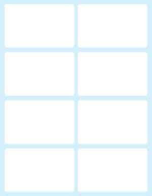 Tico E-5836 Paquete 10 Hojas Etiquetas Blancas Adhesivo Permanente Rectangulares 58x36 mm Mate