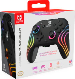 PDP Afterglow Wave Wireless Controller Black