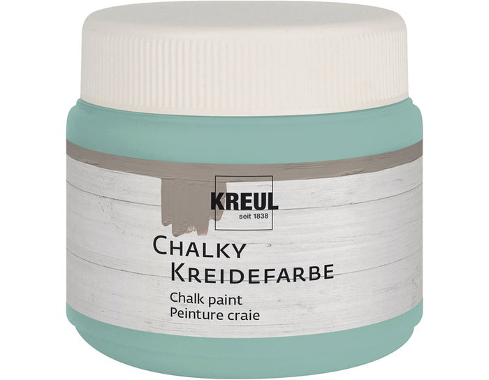 Kreul Pintura Chalky Efecto Tiza Verde Hielo Menta 150ml Kreul Pintura Chalky Efecto Tiza Verde Hielo Menta 150ml