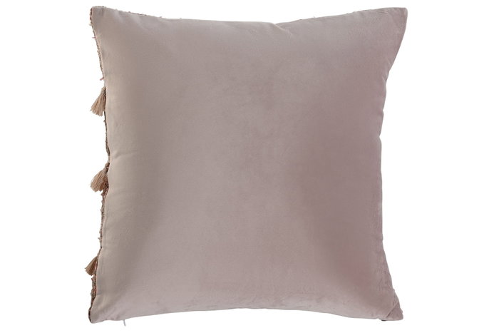 DKD Home Decor Cojín de Lana y Poliéster Multicolor 45x8x45