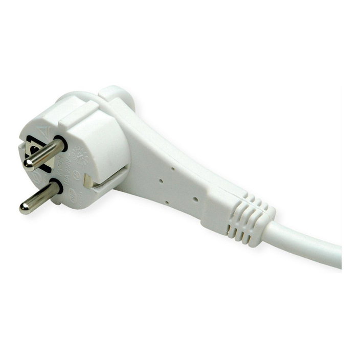ROLINE Regleta de enchufes con interruptor, USB A+C y cable de 3 m, Blanco