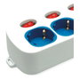 ROLINE Regleta de enchufes con interruptor, USB A+C y cable de 3 m, Blanco