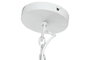 DKD Home Decor Lámpara de Techo en Hierro y Madera Blanca