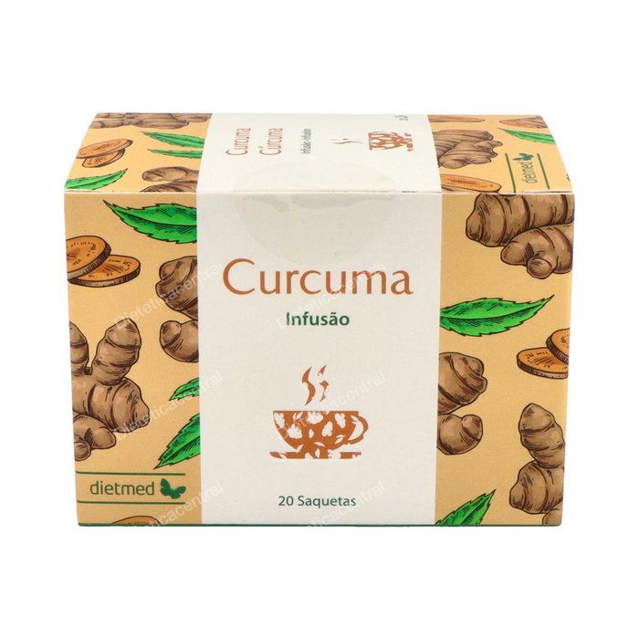 DIETMED Infusión de Cúrcuma con Hinojo y Anís - 20 Bolsitas - Complemento Alimenticio a Base de Plantas DIETMED Infusión de Cúrcuma con Hinojo y Anís - 20 Bolsitas - Complemento Alimenticio a Base de Plantas