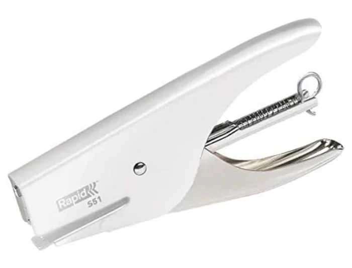Rapid Grapadora Tenaza S51 Metálica 15 Hojas Cromada