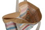 DKD Home Decor Bolso Mediterraneo Multicolor Set de 2 (3 Unidades) 12 x 36 x 37 cm