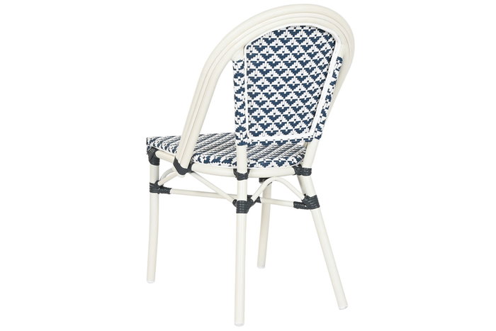 DKD Home Decor Silla de Aluminio y Textilene Azul
