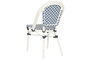 DKD Home Decor Silla de Aluminio y Textilene Azul