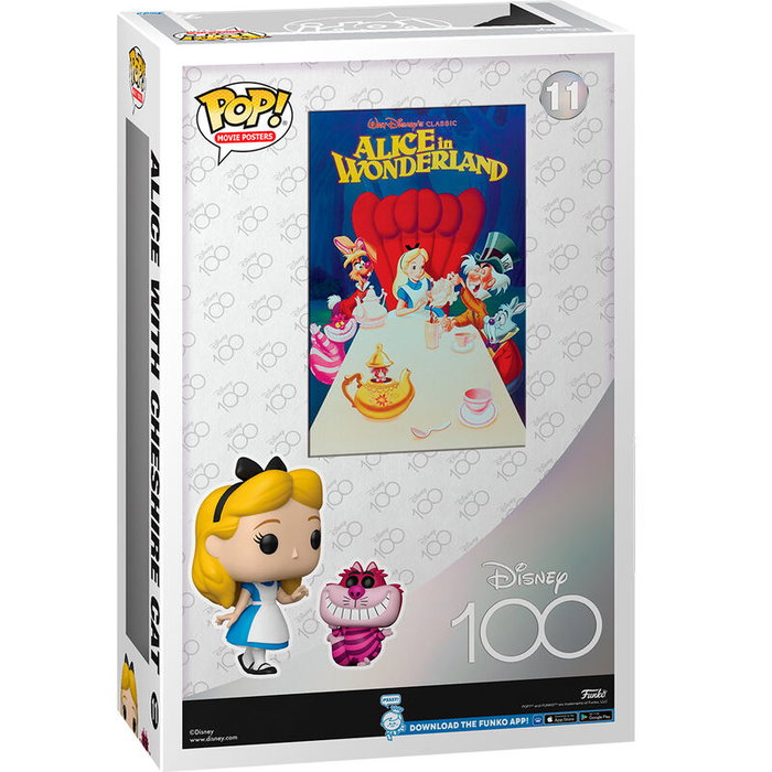 Funko Pop Movie Poster Disney 100th Anniversary Alicia en el País de las Maravillas