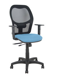 PIQUERAS Y CRESPO Silla de oficina Alocén Azul cielo y Negro