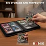 Konix KON3328170305976 - Álbum Premium con 160 Cartas para Magic: The Gathering, Pokémon y Yu-Gi-Oh! - Fundas de 63x88 mm - Color Negro