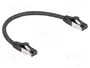 DeLOCK 80566 Cable de red Cat8.1 S/FTP 0,25 m Negro