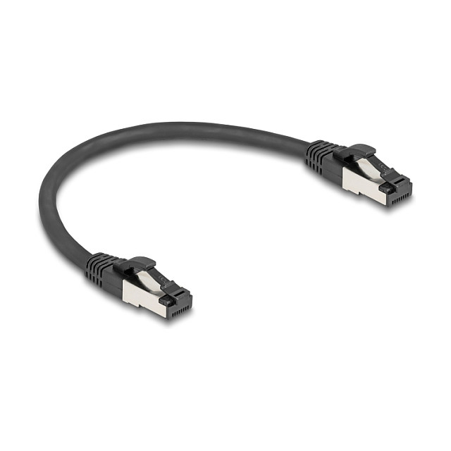 DeLOCK 80566 Cable de red Cat8.1 S/FTP 0,25 m Negro