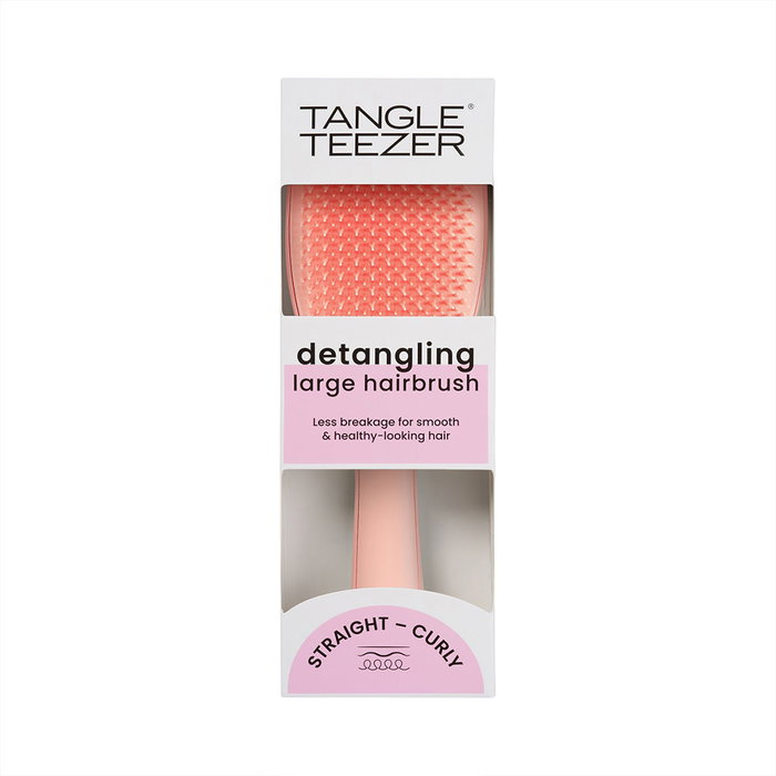 Tangle Teezer Cepillo Desenredador Large Ultimate Detangler para Pelo - Color Peach Glow 1 Unidad