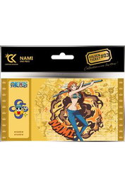 Golden Ticket Nami Sobre Individual One Piece #03