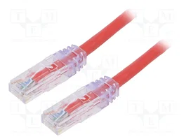PANDUIT Patch cord Cat 6 U/UTP TX6™ PLUS 0,5 m rojo