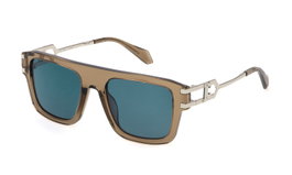 Just Cavalli SJC096-5309X8 Gafas de sol unisex marrón con cristal azul