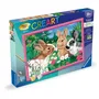 Ravensburger 25847 CreArt Kids Conejos en el Prado, Kit de Pintura por Números, 31 x 21 cm, a partir de 9 años