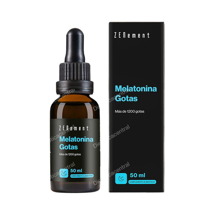 Zenement Melatonina Gotas para Dormir 50ml - 1.8 mg por dosis, Vegano, Sin Gluten, Aroma Vainilla Zenement Melatonina Gotas para Dormir 50ml - 1.8 mg por dosis, Vegano, Sin Gluten, Aroma Vainilla