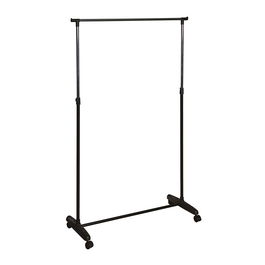 Mondex Perchero Burro Metálico con Ruedas hasta 8 kg Ajustable 167-103 x 38 cm