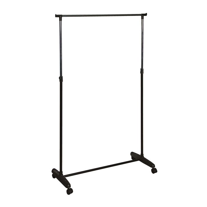 Mondex Perchero Burro Metálico con Ruedas hasta 8 kg Ajustable 167-103 x 38 cm Mondex Perchero Burro Metálico con Ruedas hasta 8 kg Ajustable 167-103 x 38 cm