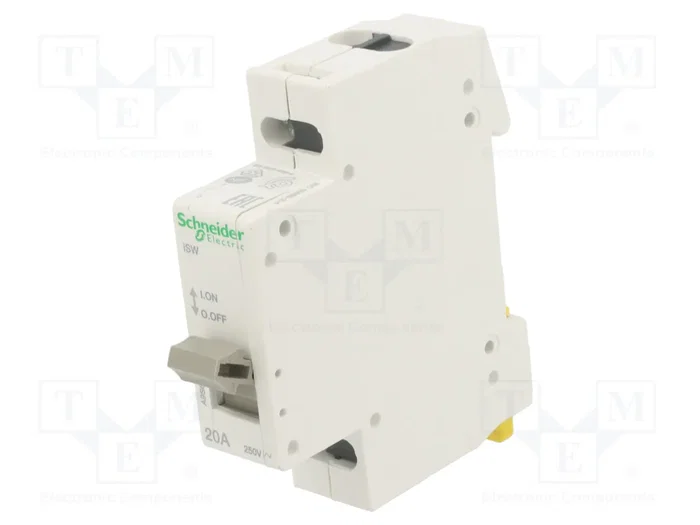 SCHNEIDER ELECTRIC Interruptor de aislamiento Acti 9 20A 250VAC 1 Polo SCHNEIDER ELECTRIC Interruptor de aislamiento Acti 9 20A 250VAC 1 Polo