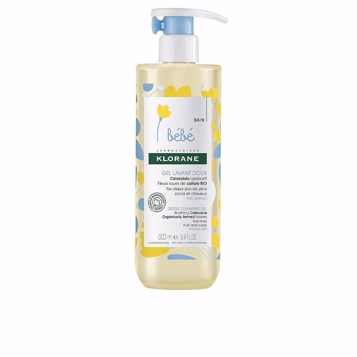 Klorane Gel Limpiador Suave para Bebé Cabello y Cuerpo 500 ml