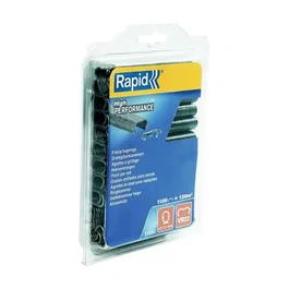 Rapid VR22 Grapas para parrilla gris galvanizadas con revestimiento PET