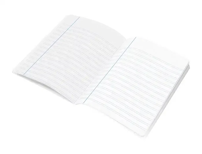 Liderpapel Smart A5+ Libreta de 32 hojas con pauta 3,5 mm colores surtidos