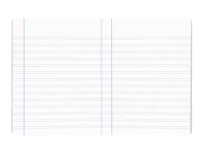 Liderpapel Smart A5+ Libreta de 32 hojas con pauta 3,5 mm colores surtidos