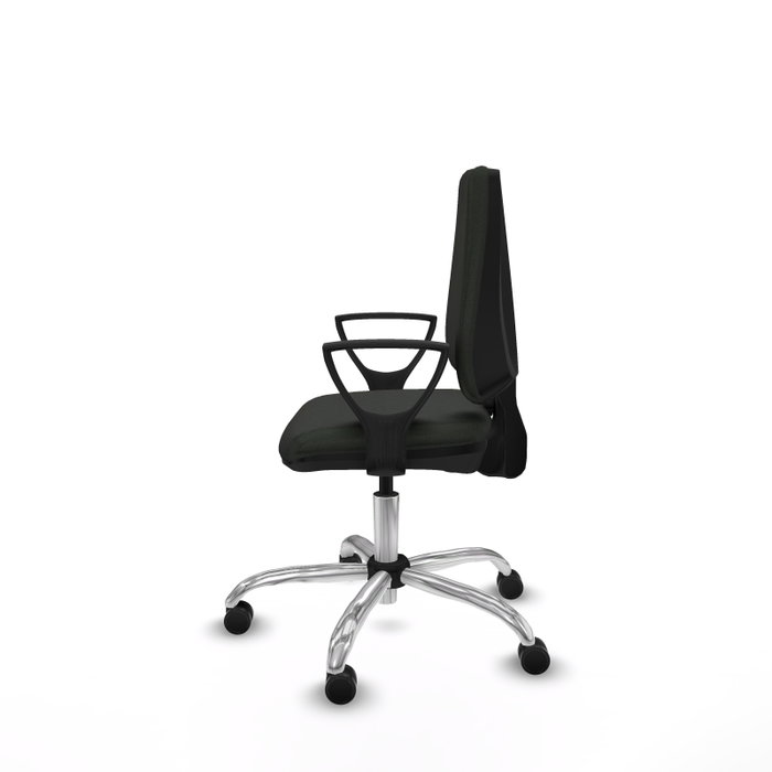 PIQUERAS Y CRESPO Silla de oficina Elche Negra con Brazos Fijos PIQUERAS Y CRESPO Silla de oficina Elche Negra con Brazos Fijos
