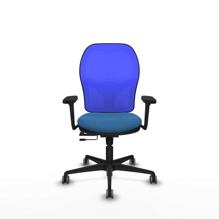 PIQUERAS Y CRESPO Silla de oficina Jorquera con mecanismo Sincro/Traslack Azul PIQUERAS Y CRESPO Silla de oficina Jorquera con mecanismo Sincro/Traslack Azul
