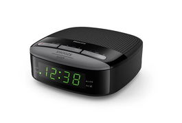 PHILIPS Radio Reloj Digital con Alarma, Despertador FM para Dormitorio o Cocina