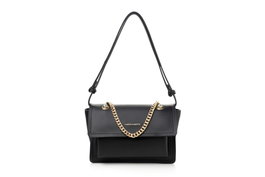 Vince Camuto Bolso Bandolera Sorrento - Black, Bolso de Piel Sintética para Mujer, Elegante y Duradero