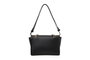 Vince Camuto Bolso Bandolera Sorrento - Black, Bolso de Piel Sintética para Mujer, Elegante y Duradero