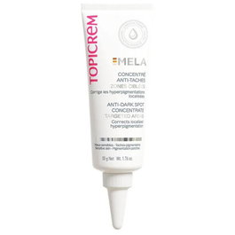 Topicrem MELA Concentrado Antimanchas Crema Facial para Piel Seca y Sensible, Unifica Tono y Reduce Hiperpigmentación, 50 g