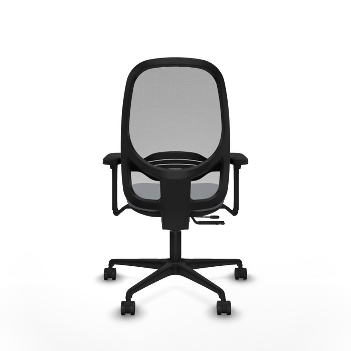 PIQUERAS Y CRESPO Silla de oficina Cilanco Gris con Brazos 3D