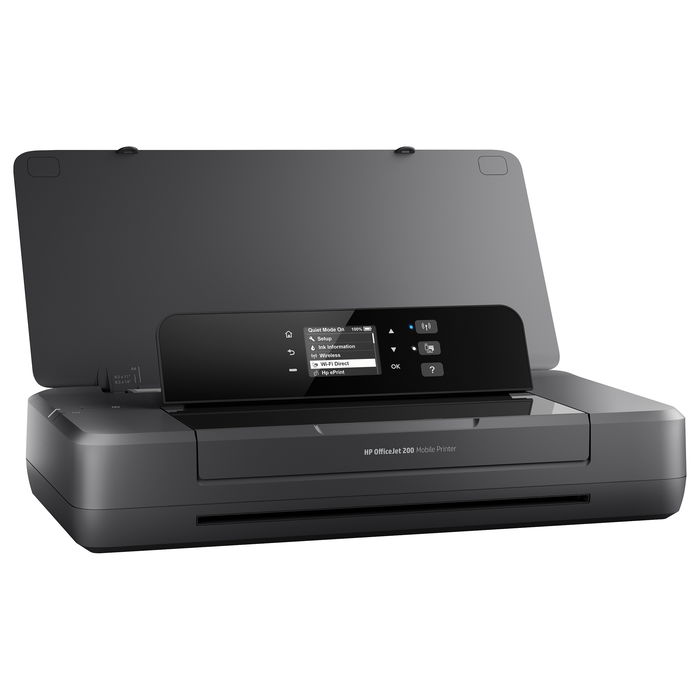 HP Officejet 200 Impresora Móvil Inalámbrica Color, A4, USB, Wi-Fi, 4800 x 1200 DPI, 10 ppm Negro / 7 ppm Color, Inyección Tinta