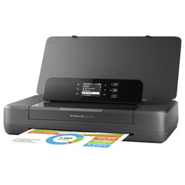 HP OfficeJet 200 Mobile Impresora Portátil de Inyección de Tinta, WiFi, Negra