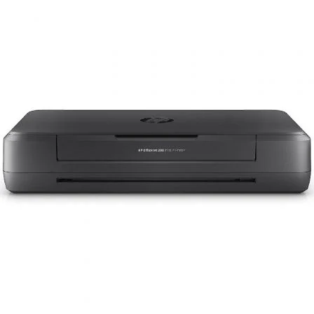HP Officejet 200 Impresora Portátil Compacta con WiFi, Batería Recargable, Color Negro - Modelo CZ993A