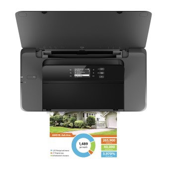 HP OfficeJet 200 Mobile Impresora Portátil de Inyección de Tinta, WiFi, Negra HP OfficeJet 200 Mobile Impresora Portátil de Inyección de Tinta, WiFi, Negra