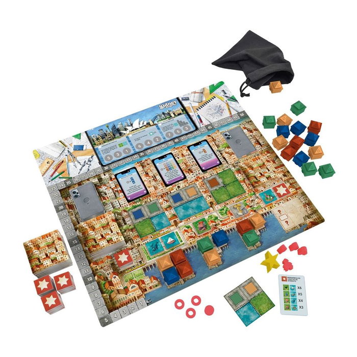 Devir Cities - Juego de Mesa de Estrategia y Construcción de Ciudades, para 2 a 4 Jugadores, Edad Recomendada +10 Años, Duración 35 Minutos, Idioma Castellano
