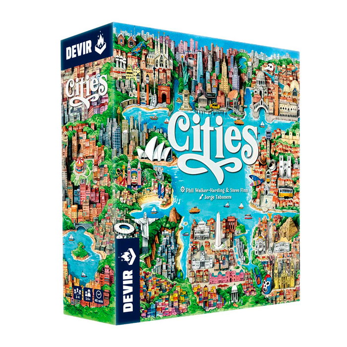 Devir Cities Juego de Mesa de Construcción Urbana Devir Cities Juego de Mesa de Construcción Urbana