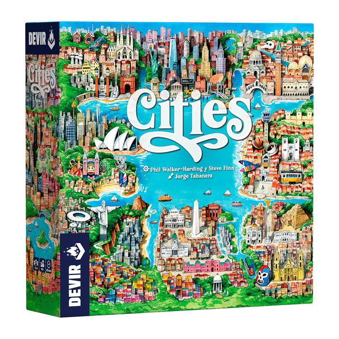 Devir Cities Juego de Mesa de Construcción Urbana Devir Cities Juego de Mesa de Construcción Urbana
