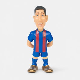 Minix Figura Futbol FCB Lewandowski 7cm Barcelona PVC Jugador